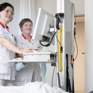 Overdracht aan bed tijdens de middag